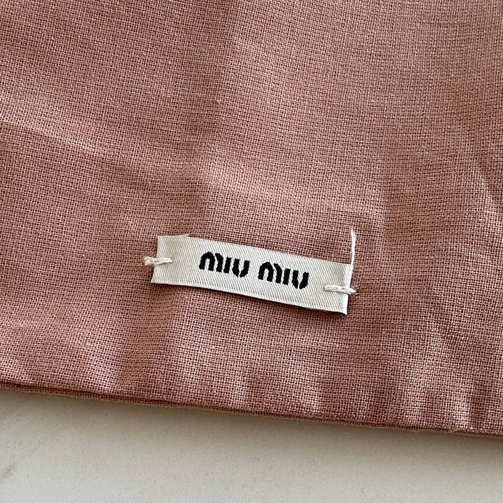 Miu Miu Blush Pink Rose Versatile Dust Bag 
New. Can be used for anything